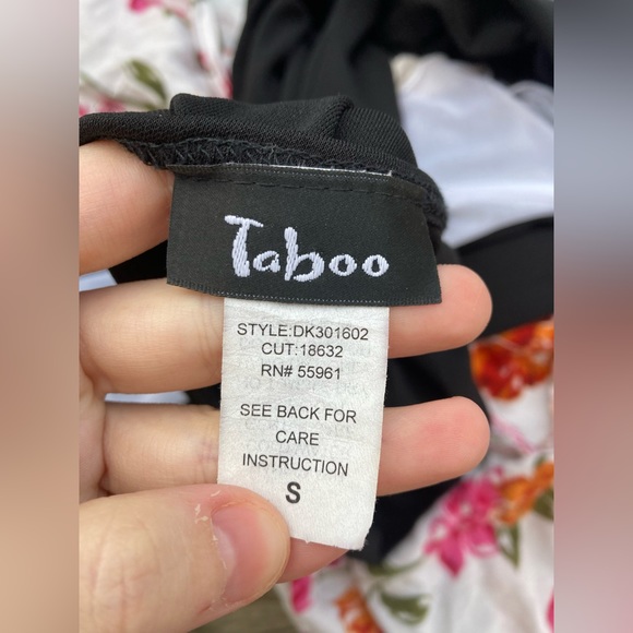 Y2K Black & White Ruffle Rhinestone Goth Prom Dress - Picture 10 of 10